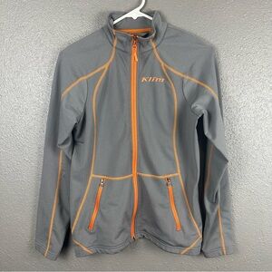 Klim Sundance Full Zip Jacket Women’s S Gray/Orange Gorpcore Softshell